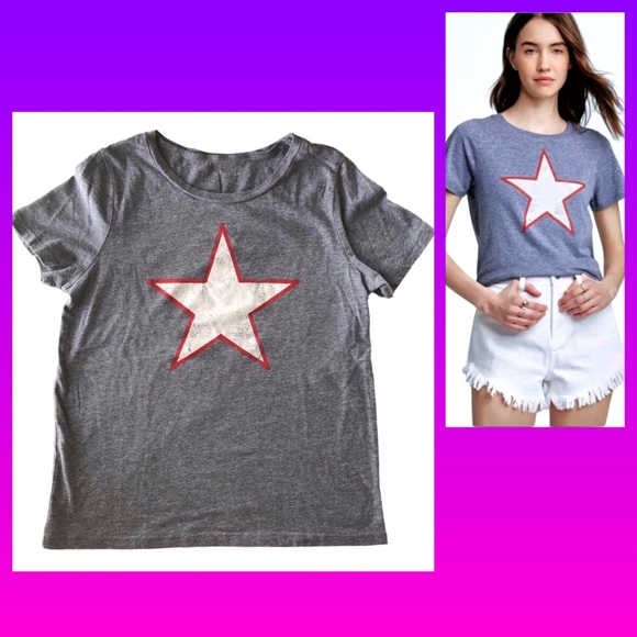 ⬇️ GRAYSON/THREADS Gray Star Short Sleeve T-Shirt 
•Size Girls Medium - Picture 11 of 11